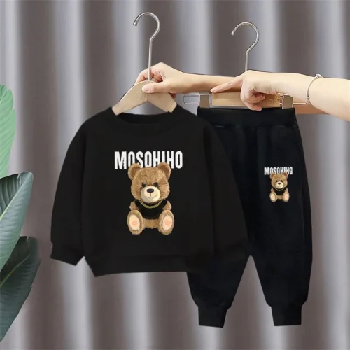 Children's Clothing Boy Sets Spring Autumn Mother Kids Girls Outfits Suits Baby Cute Sports Hoodie Trousers 2pcs Toddler Clothes