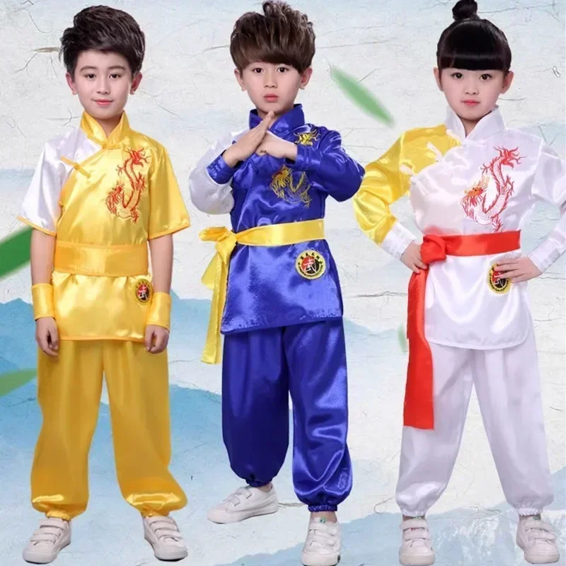 Girl Wushu Suit Traditional Chinese Clothing Performance Kids Kung Fu Martial Art Uniform Boy Tai Chi Costume Children's Sets - Image 2