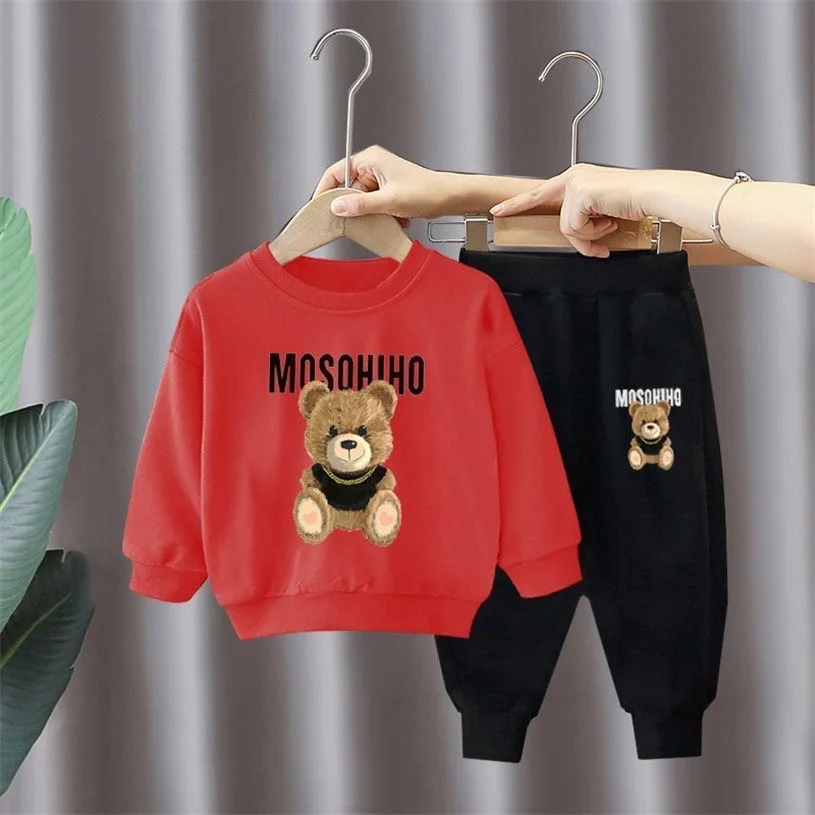 Children's Clothing Boy Sets Spring Autumn Mother Kids Girls Outfits Suits Baby Cute Sports Hoodie Trousers 2pcs Toddler Clothes - Image 6