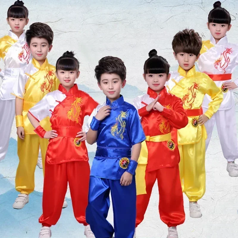 Girl Wushu Suit Traditional Chinese Clothing Performance Kids Kung Fu Martial Art Uniform Boy Tai Chi Costume Children's Sets - Image 5