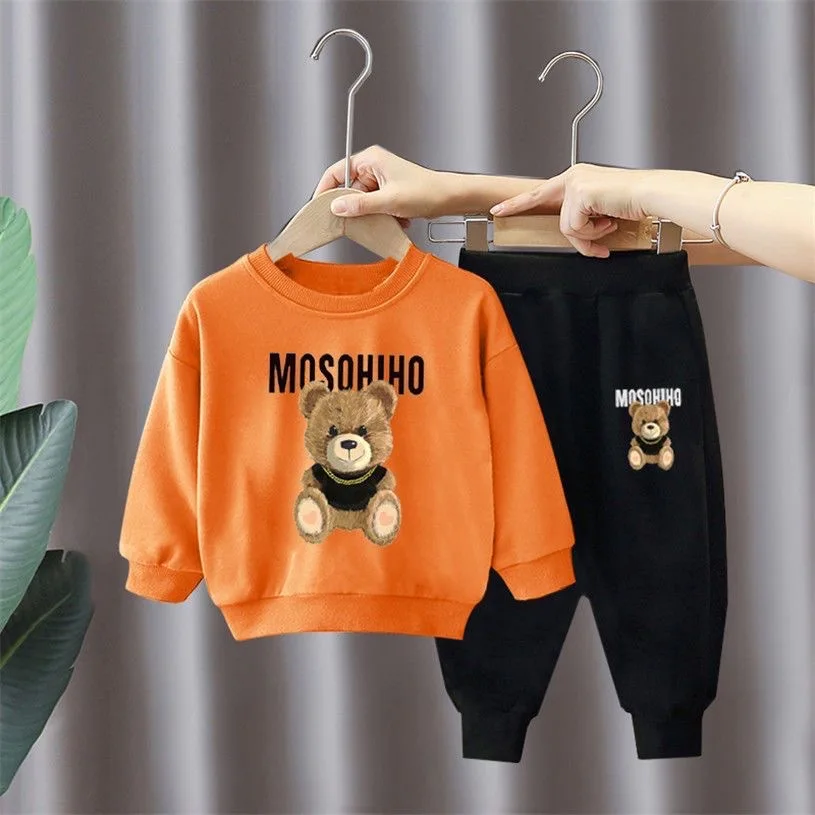 Children's Clothing Sets Mother Kids Baby Boy Girl Outfits Clothes 2025 2pcs Korean Boys Kpop Autumn Winter Tops Pants Suits - Image 5