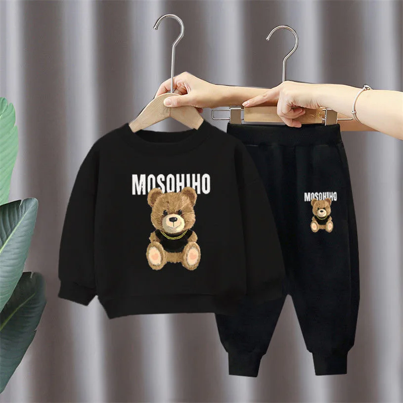 Children's Clothing Sets Mother Kids Baby Boy Girl Outfits Clothes 2025 2pcs Korean Boys Kpop Autumn Winter Tops Pants Suits - Image 4