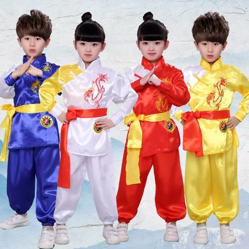 Girl Wushu Suit Traditional Chinese Clothing Performance Kids Kung Fu Martial Art Uniform Boy Tai Chi Costume Children's Sets - Image 4