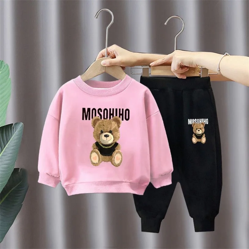 Children's Clothing Sets Mother Kids Baby Boy Girl Outfits Clothes 2025 2pcs Korean Boys Kpop Autumn Winter Tops Pants Suits - Image 3